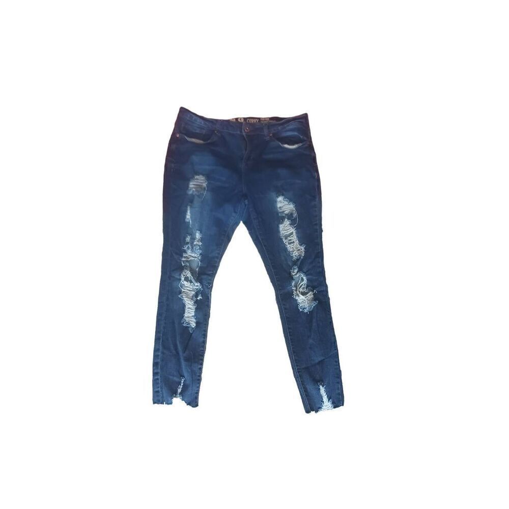 SONG curvy women's high rise skinny ankle 11